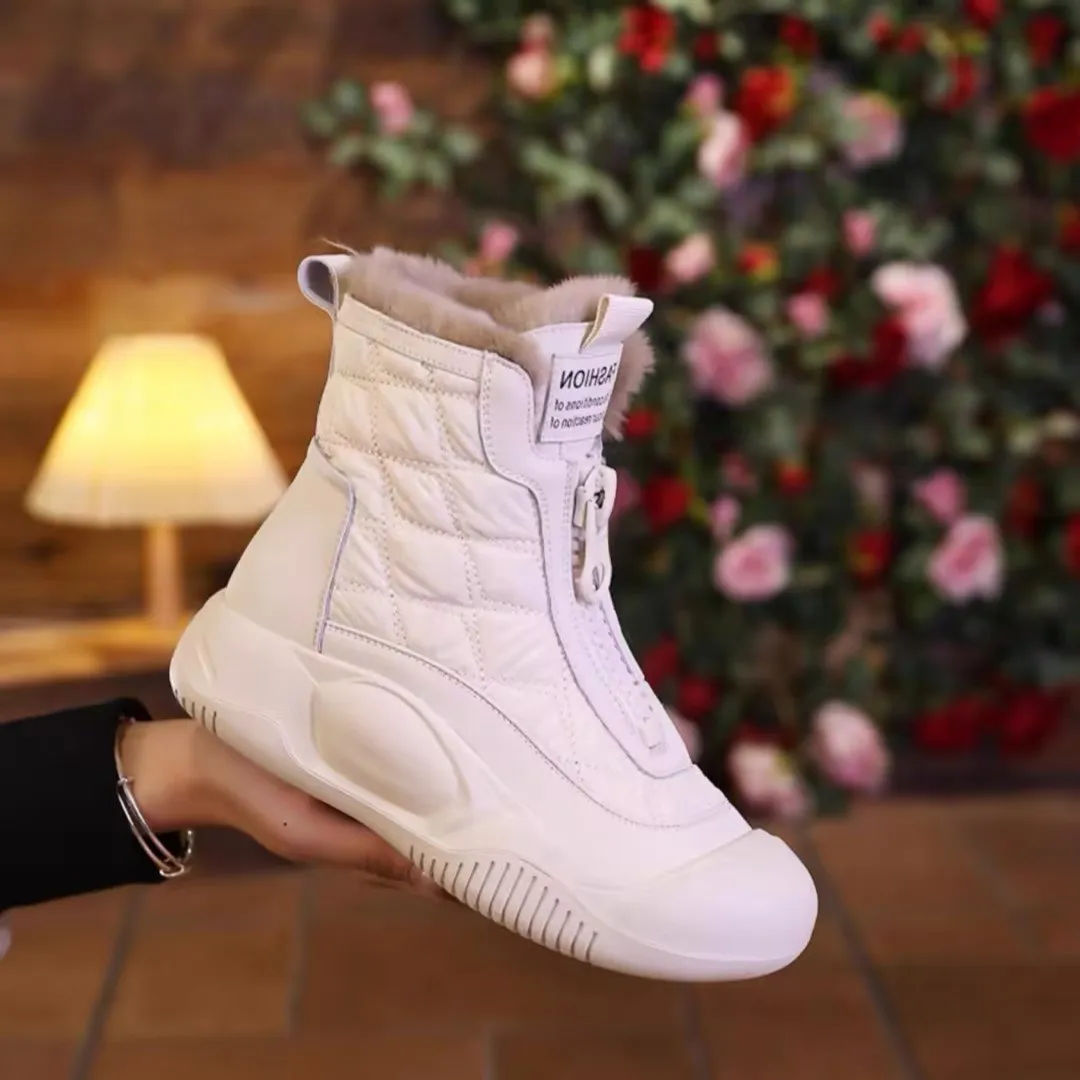 2023 Women's Winter Fleece-lined Thick Snow Boots
