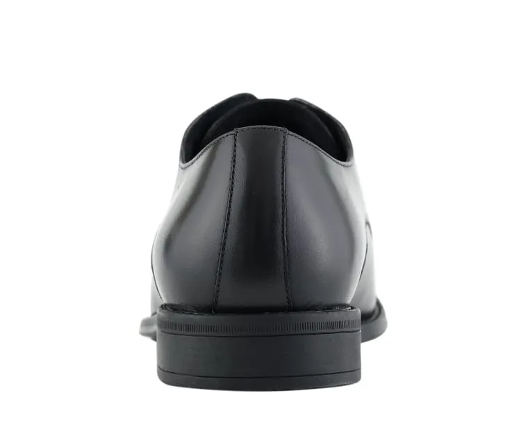 Asher Green Ag1468 Men’s Black Genuine Leather Dress Shoes