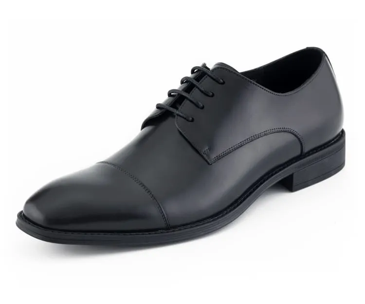Asher Green Ag1468 Men’s Black Genuine Leather Dress Shoes