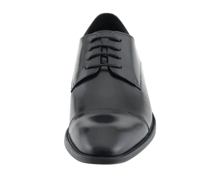 Asher Green Ag1468 Men’s Black Genuine Leather Dress Shoes