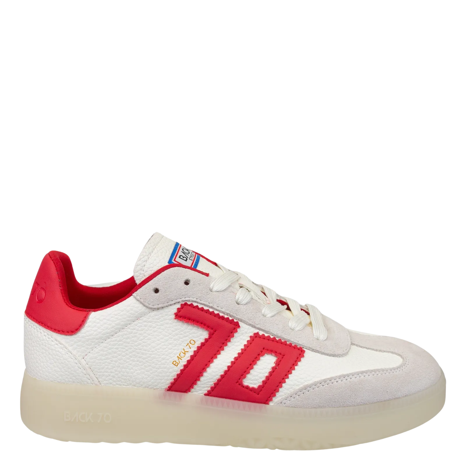 BACK 70 - BOSTON 2502 in WHITE RED Sneakers