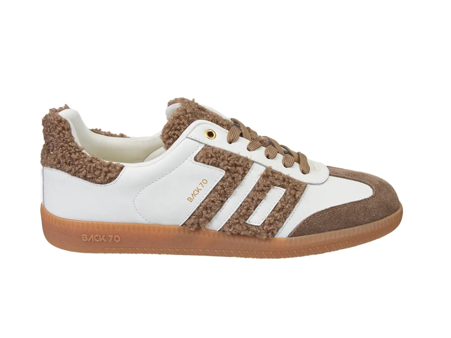 BACK 70 - CLOUD in WHITE BROWN Sneakers