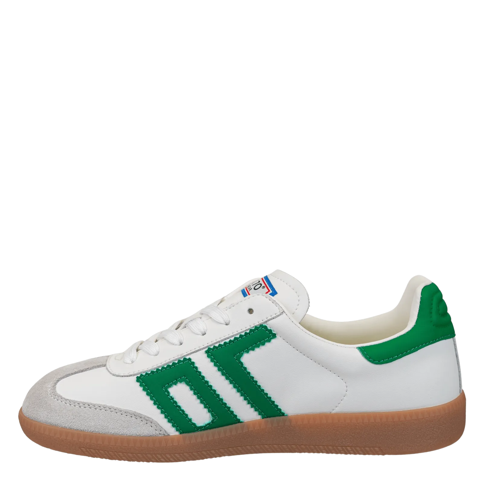 Back 70 Streetwear Cloud Sneakers in White & Green