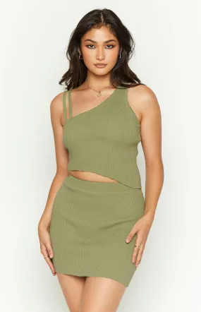 Bria Sage Knit Top