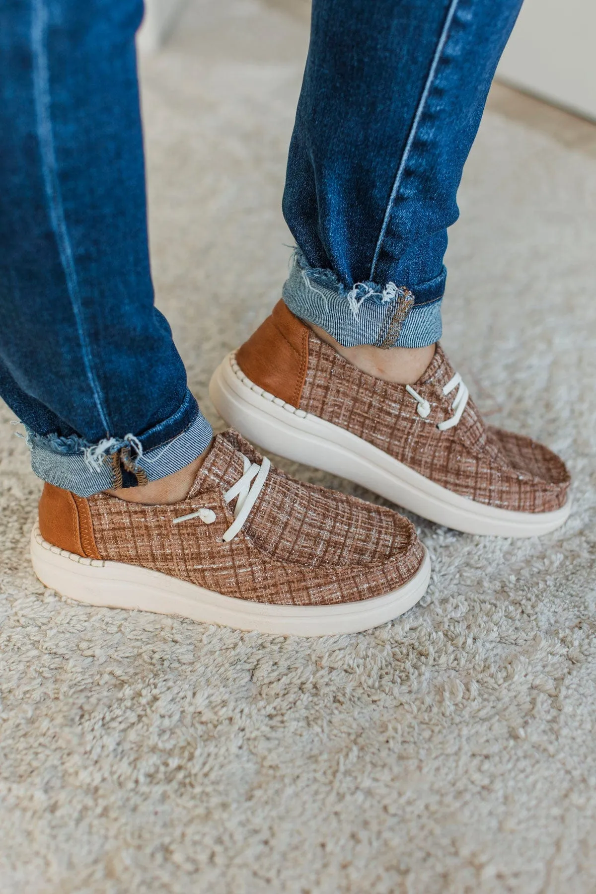 Corky's Kayak 2 Sneakers- Tan Tweed