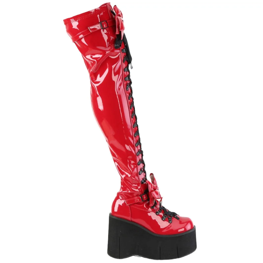 DemoniaCult KERA 303 Red Boots