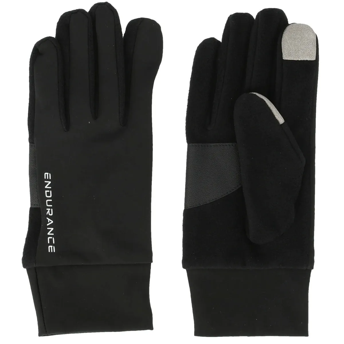 Endurance Wellington Thermal Running Gloves - Adult - Black