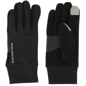 Endurance Wellington Thermal Running Gloves - Adult - Black