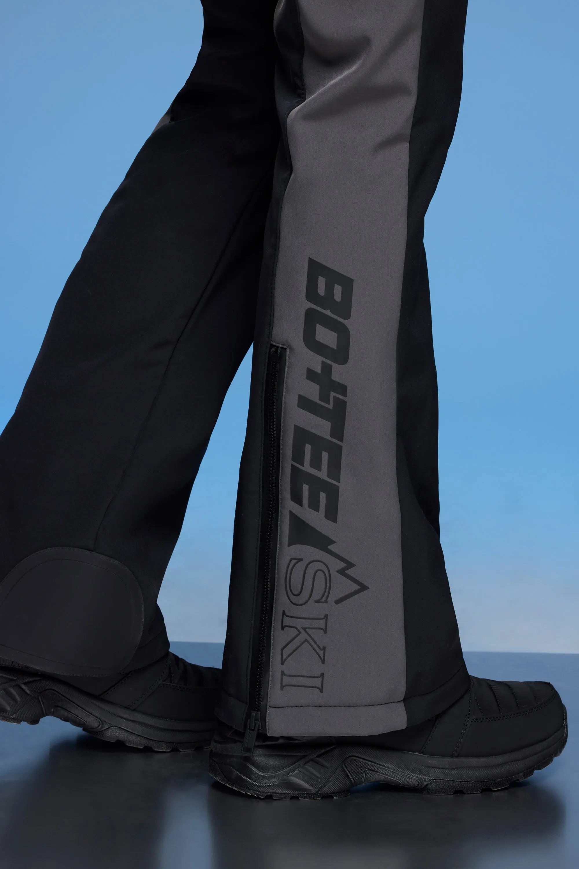 Freestyle - Fleece Lined Ski Suit in Black