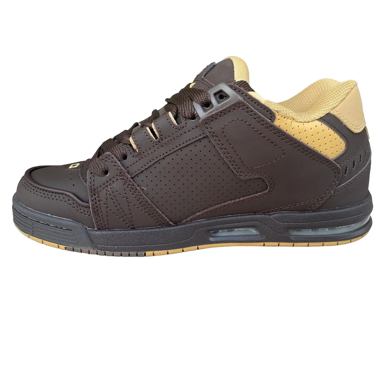 Globe scarpa sneakers da skateboard da uomo Sabre GBSABR 17350 rovere scuro-curry