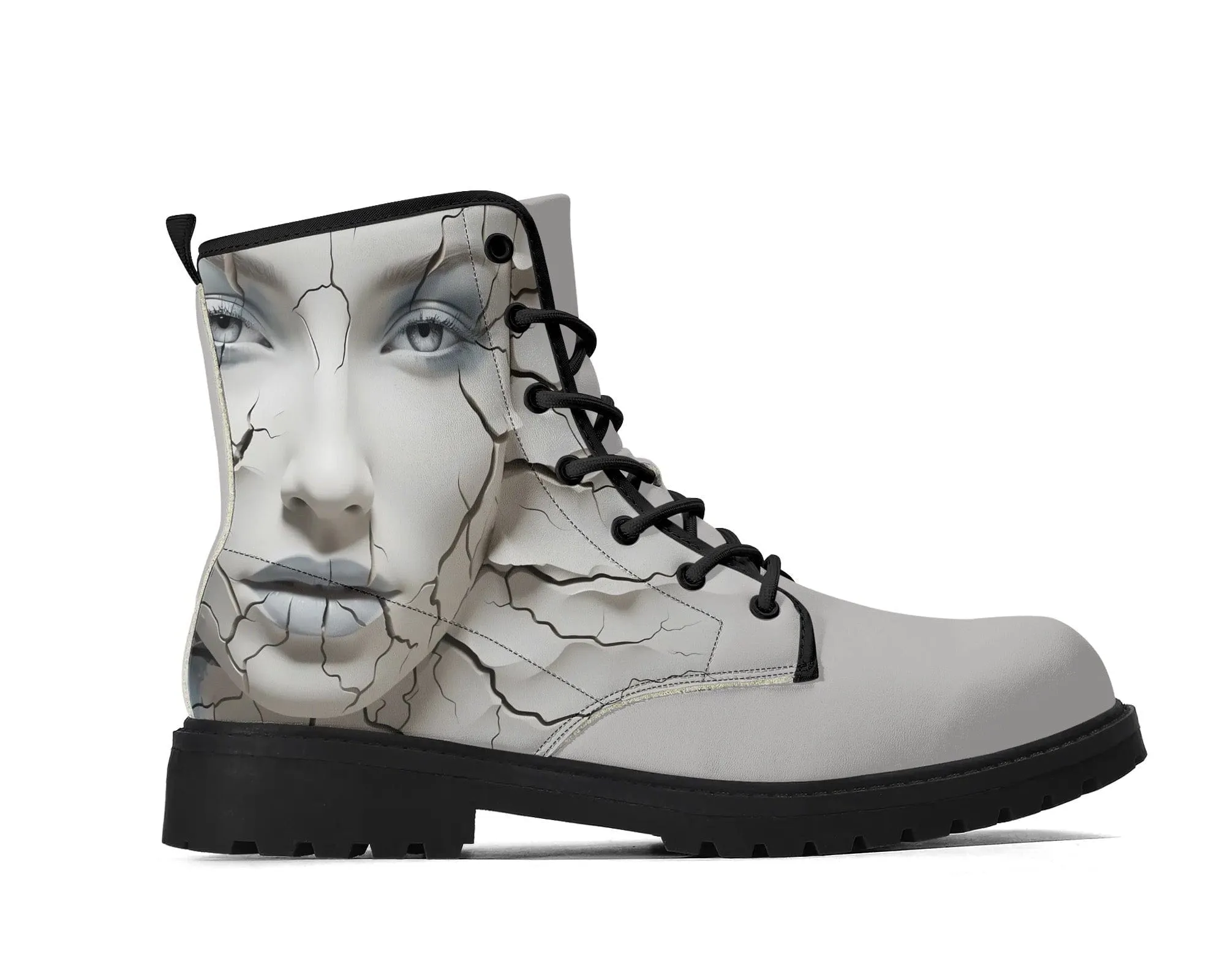 Ice Queen Leather Boots