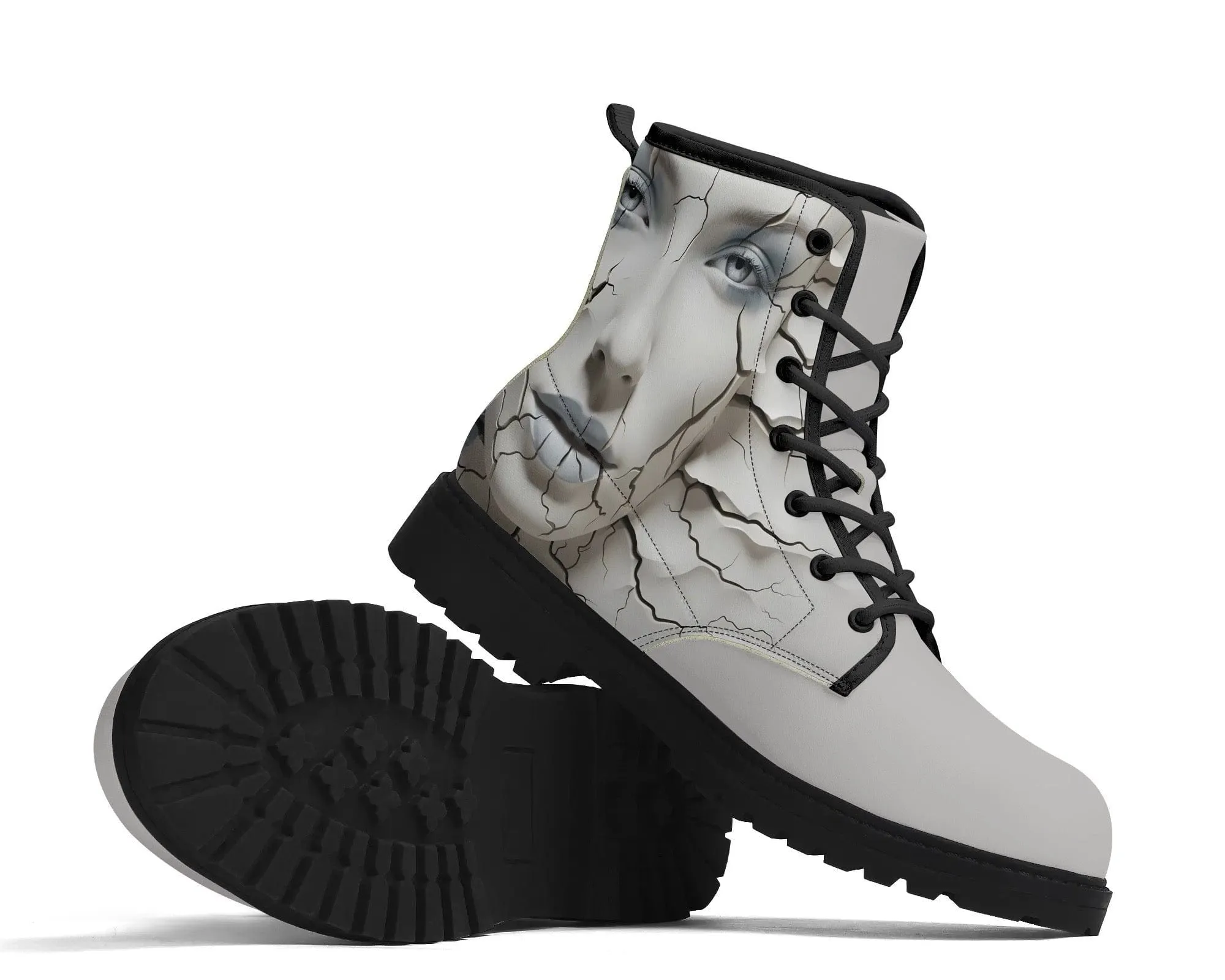 Ice Queen Leather Boots