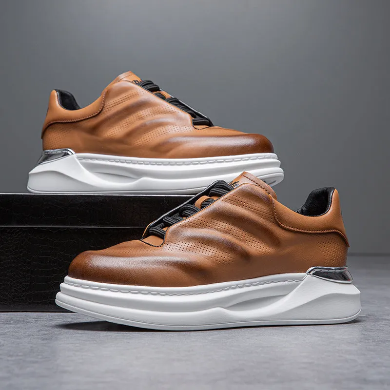 Jensen Urban Platform Leather Sneaker