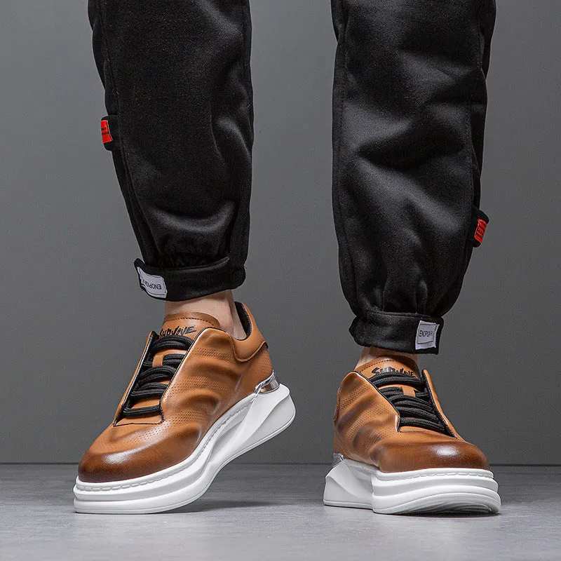 Jensen Urban Platform Leather Sneaker