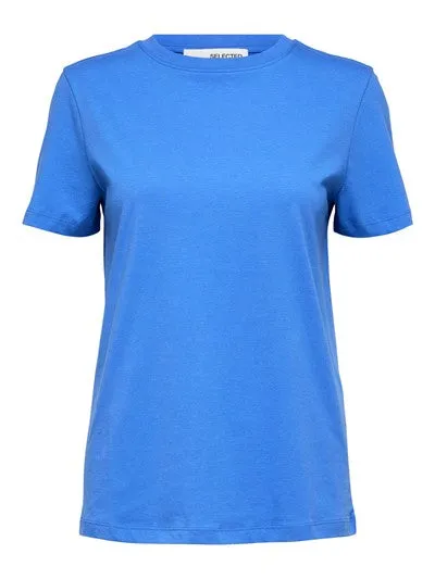 Myessential Ss O-Neck Tee - Ultramarine