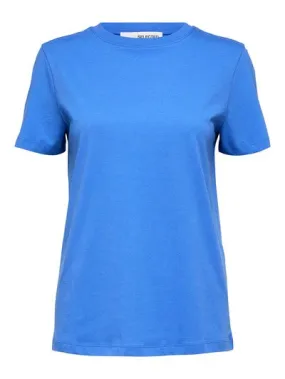 Myessential Ss O-Neck Tee - Ultramarine