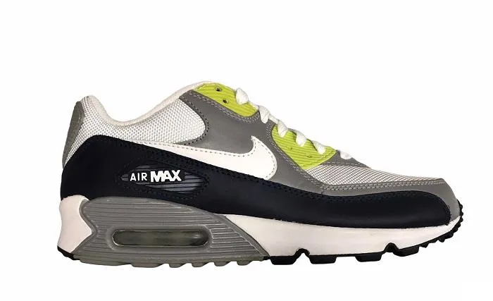 Nike scarpa sneakers da uomo Air Max 90 325018 406 blu-bianco-grigio