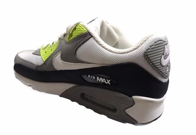 Nike scarpa sneakers da uomo Air Max 90 325018 406 blu-bianco-grigio