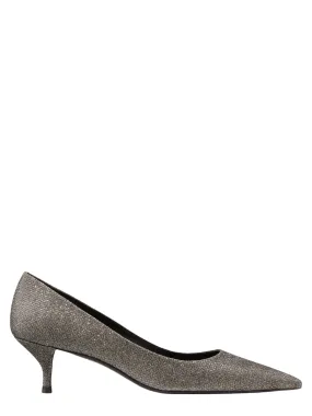 Stuart Weitzman Stuart Kitten Pump in New Pyrite