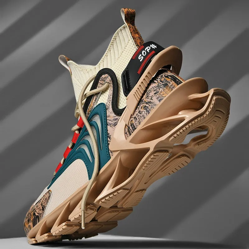 Stylish Luxury Designer Shoes Men's Casual Shoes with Platform, Fashion Blade Loafers, and Sneakers for Men