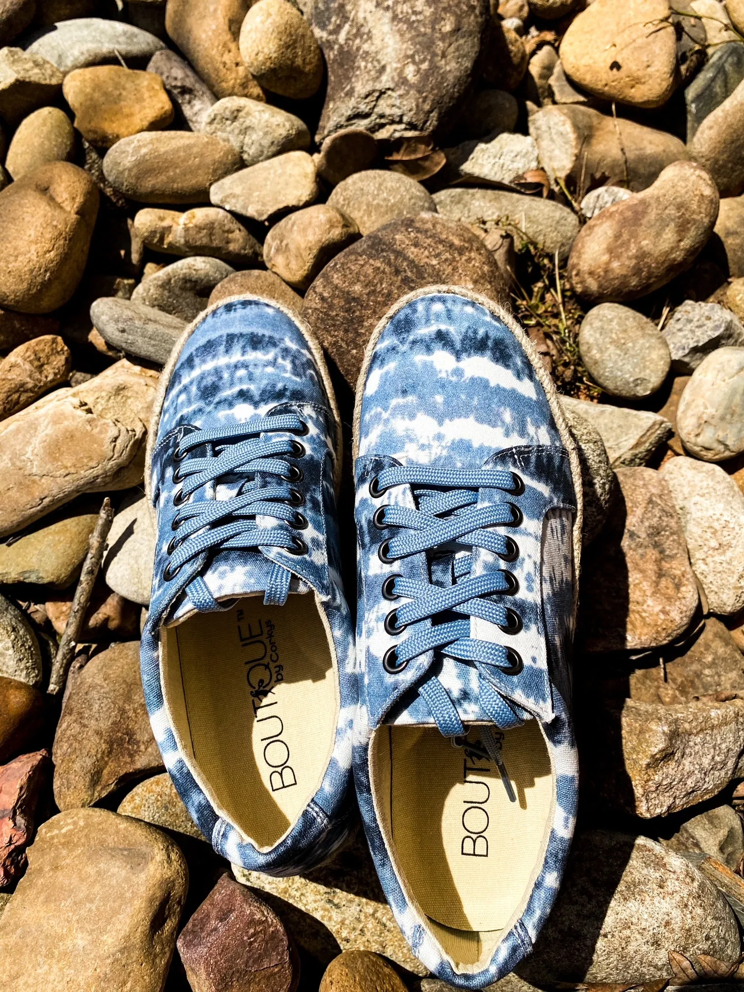 Tart Blue Tie-Dye Corky Sneaker
