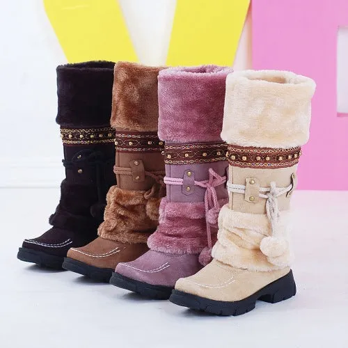 Women’s Mid-Length Fleece-Lined Snow Boots