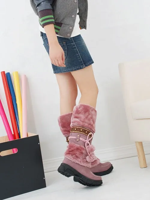 Women’s Mid-Length Fleece-Lined Snow Boots