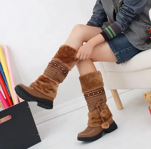 Women’s Mid-Length Fleece-Lined Snow Boots